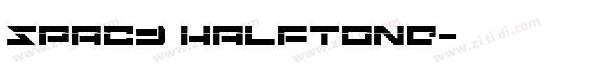 Spac3 halftone字体转换